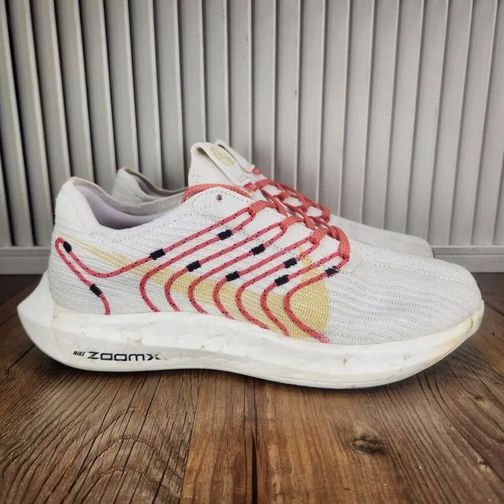Nike Pegasus Turbo Next Nature Womens Sz 10 White Pink Running Shoes DM3414-100